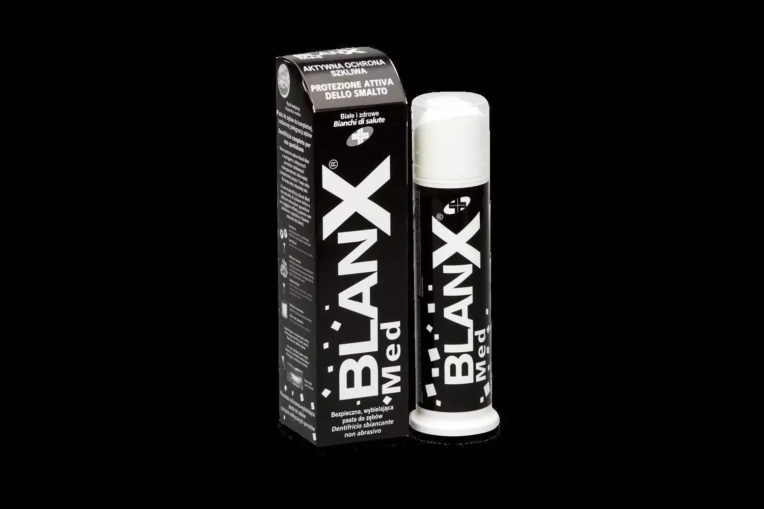 Blanx pastă de dinți: albire suplimentară albă și med, tratare a șocurilor albe și alte produse, recenzii 16183_17