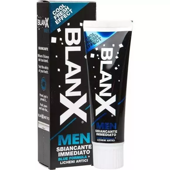 Blanx Pasta de dentes: blanqueamento de branco extra e med, tratamento de choque branco e outros produtos, comentarios 16183_9