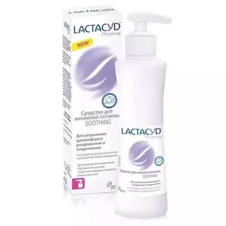 Ama-gels we-hygiene lactacyd asondelene: izinhlobo nemiyalo yokusebenzisa, ukwakheka kwe-moisturizing gel, i-classical ne-lactaccyd pharma yabesifazane abakhulelwe. Ukubuyekezwa 16236_9