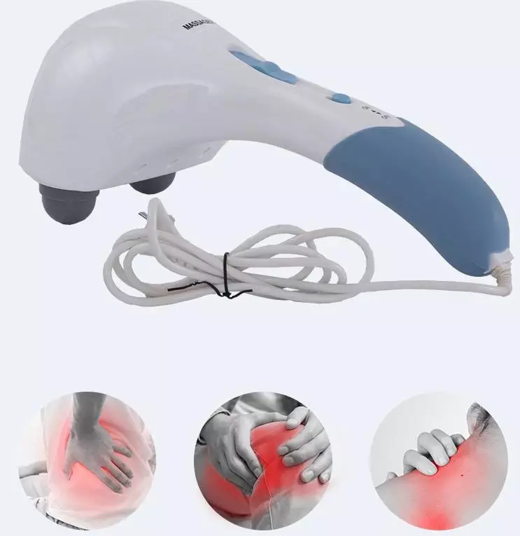 Električni masažeri karoserije: ručno rađena mišićna elektromasa, univerzalan sa mlaznicama, sa kuglicama i drugim opcijama masažera 16252_21