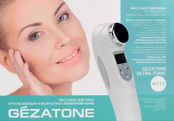 Gezatone चेहरा massagers: 