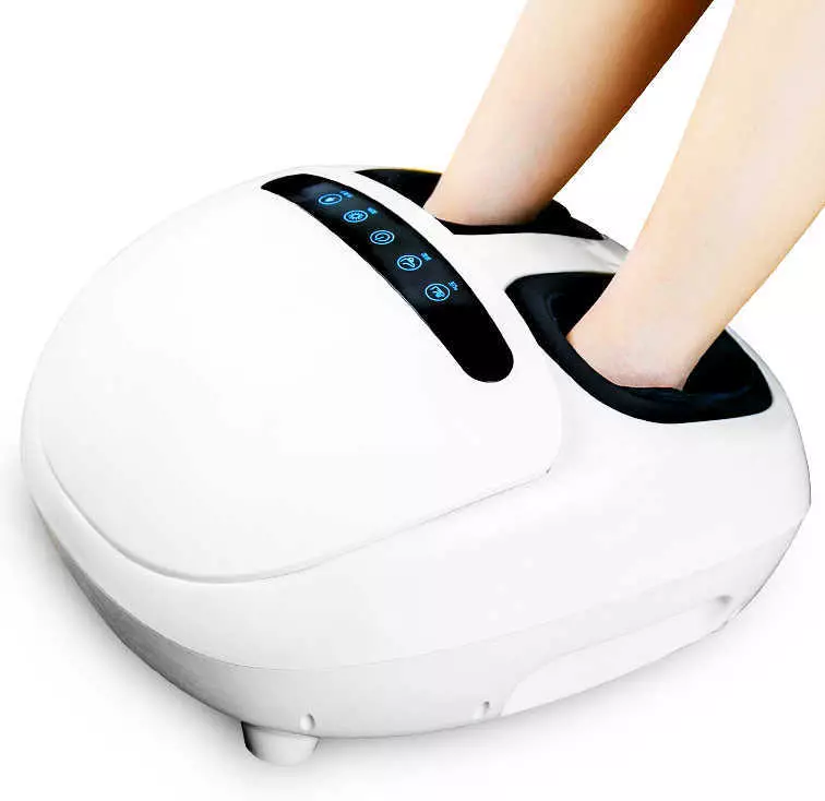 Elektriskās masāžas kājas: labākie modeļi ar bumbiņām un citiem, nominālā masētājs kājām un pirkstiem. Izvēles kritēriji 16268_42