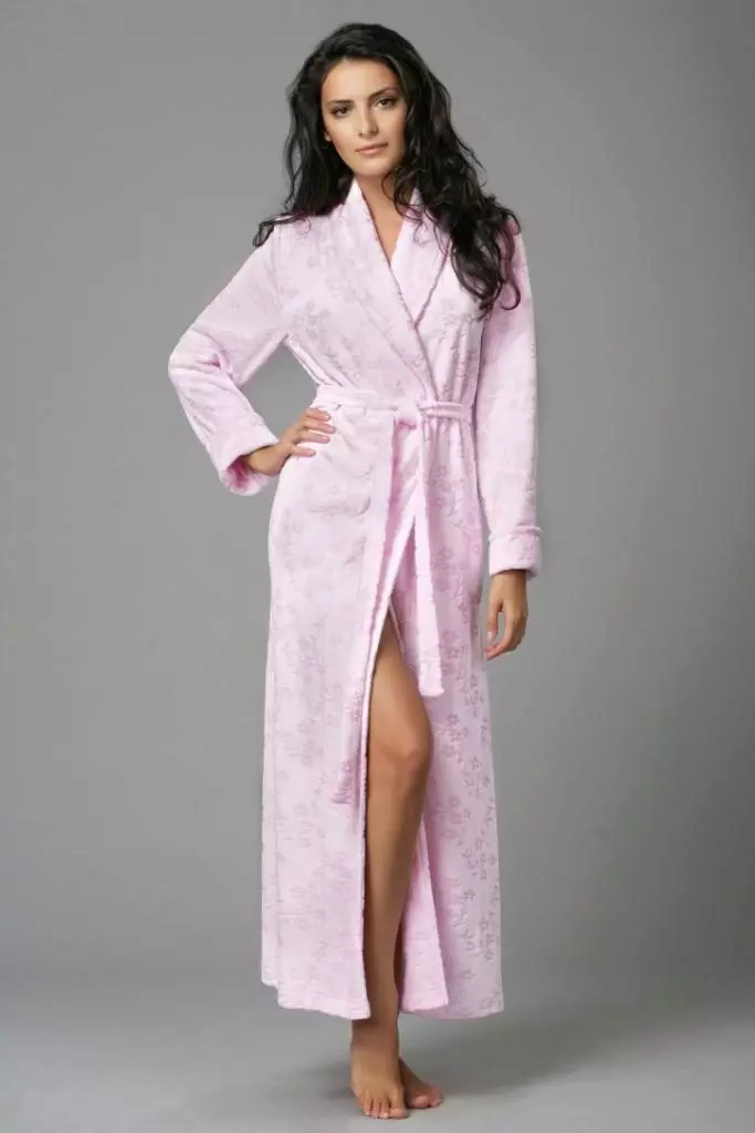 Pork robe 132 photos: female models 2021, from Turkey, bath, with embroidery, from lightweight Mahra 1626_53
