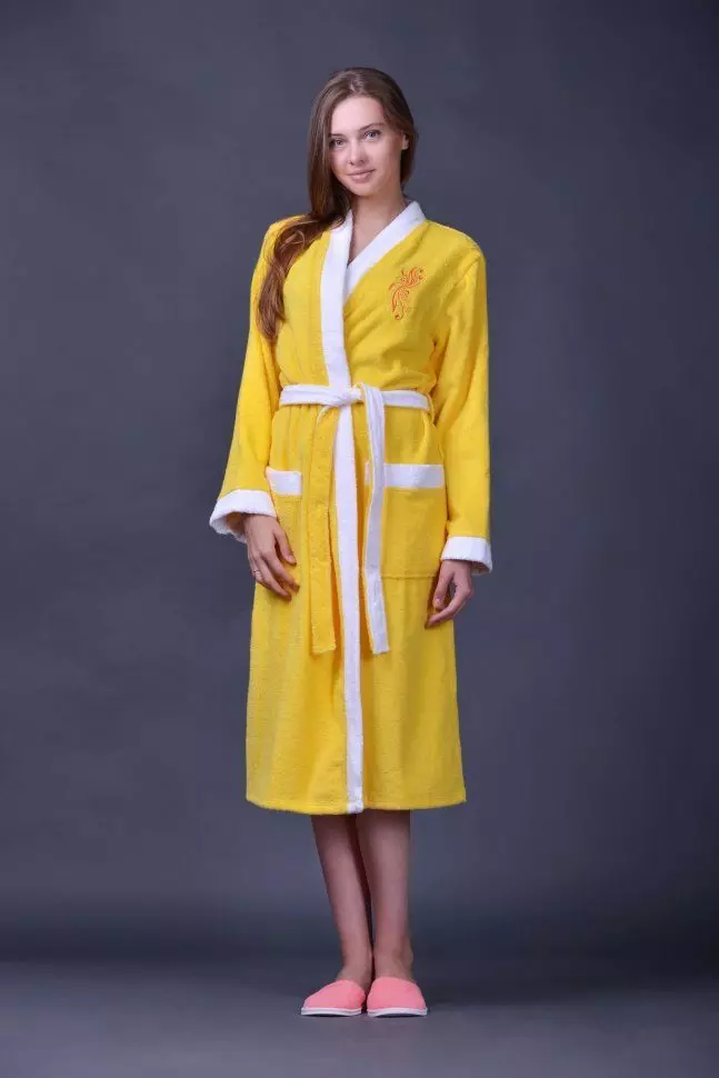 Pork robe 132 photos: female models 2021, from Turkey, bath, with embroidery, from lightweight Mahra 1626_64