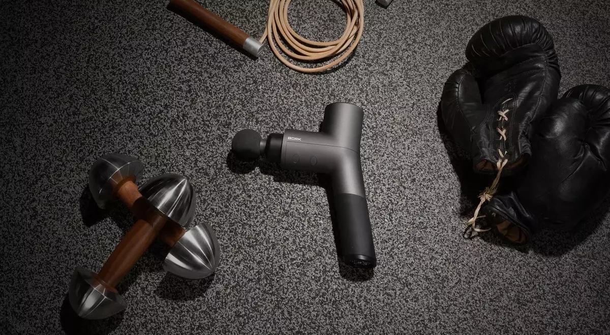 Bork Massagers: voor hoofd en percussie voor lichaamsspieren, voor handen en ruggen. D612 en Pistol Massager D603, D613 en D610, andere modellen 16270_6