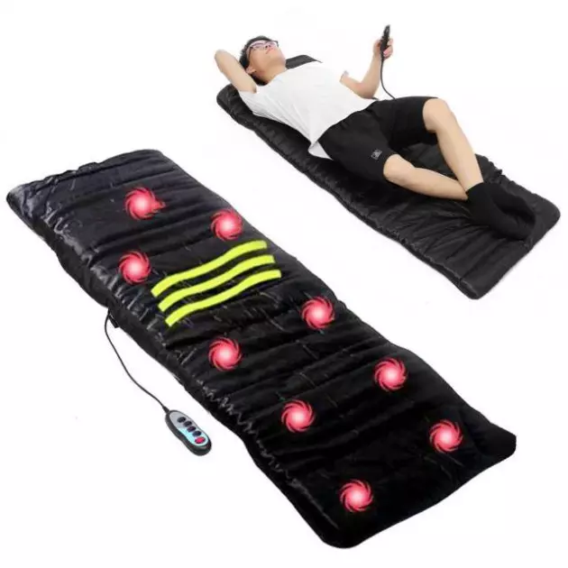 Електрически масаж Матс гърба: с ролки и с контролен панел, загрява и други функции 16272_4