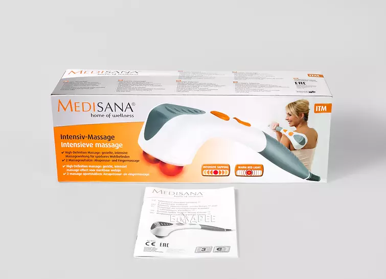 Medisana Massagers: För nacke och axlar NM 860, för FMG 880 ben, manuell ITM, NM 860 och AC 850, för tillbaka MC 810 och andra massagers 16274_2