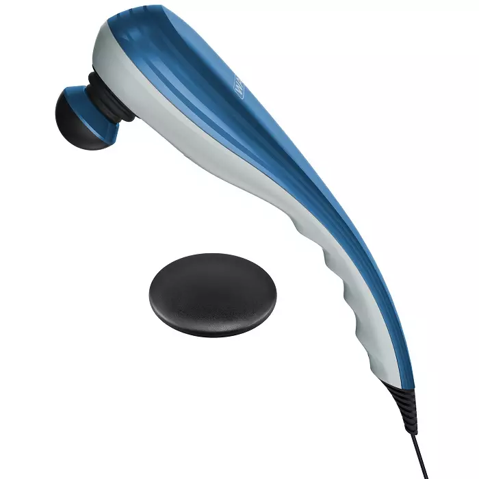 Massager de percusión: as mellores armas de batería de masaxe para os músculos, a clasificación dos fabricantes de masas deportivas eléctricas. Como elixir? 16281_18