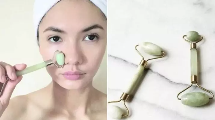 Quartz သို့မဟုတ် Jade: မျက်နှာအတွက်အကောင်းဆုံး Massager ကဘာလဲ။ Rose Quartz နှင့် Jade မှခြားနားချက် roller အစုလိုက်အပြုံလိုက်။ စွမ်းအင်အစွမ်းသတ္တိနဲ့သူတို့ဘယ်လိုကွာခြားသလဲ။ 16287_13