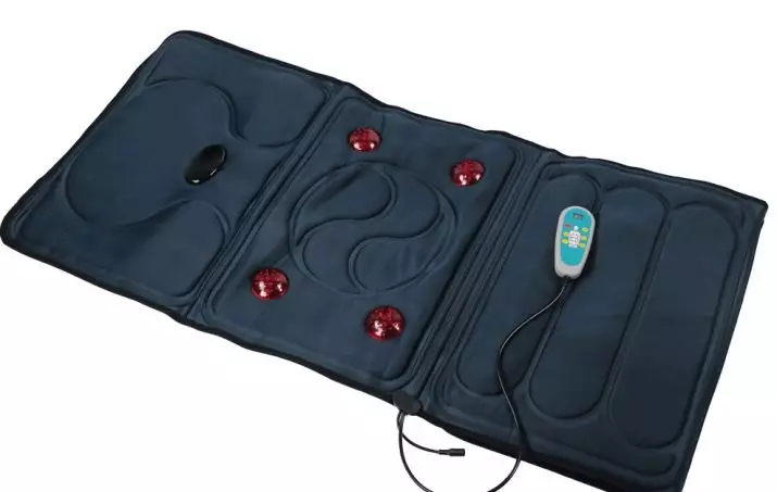 Масажни душеци: Матс со контролна табла и функција за греење, електрични душеци Масагери за дома со ролки и вибрации, прегледи на клиентите 16326_21
