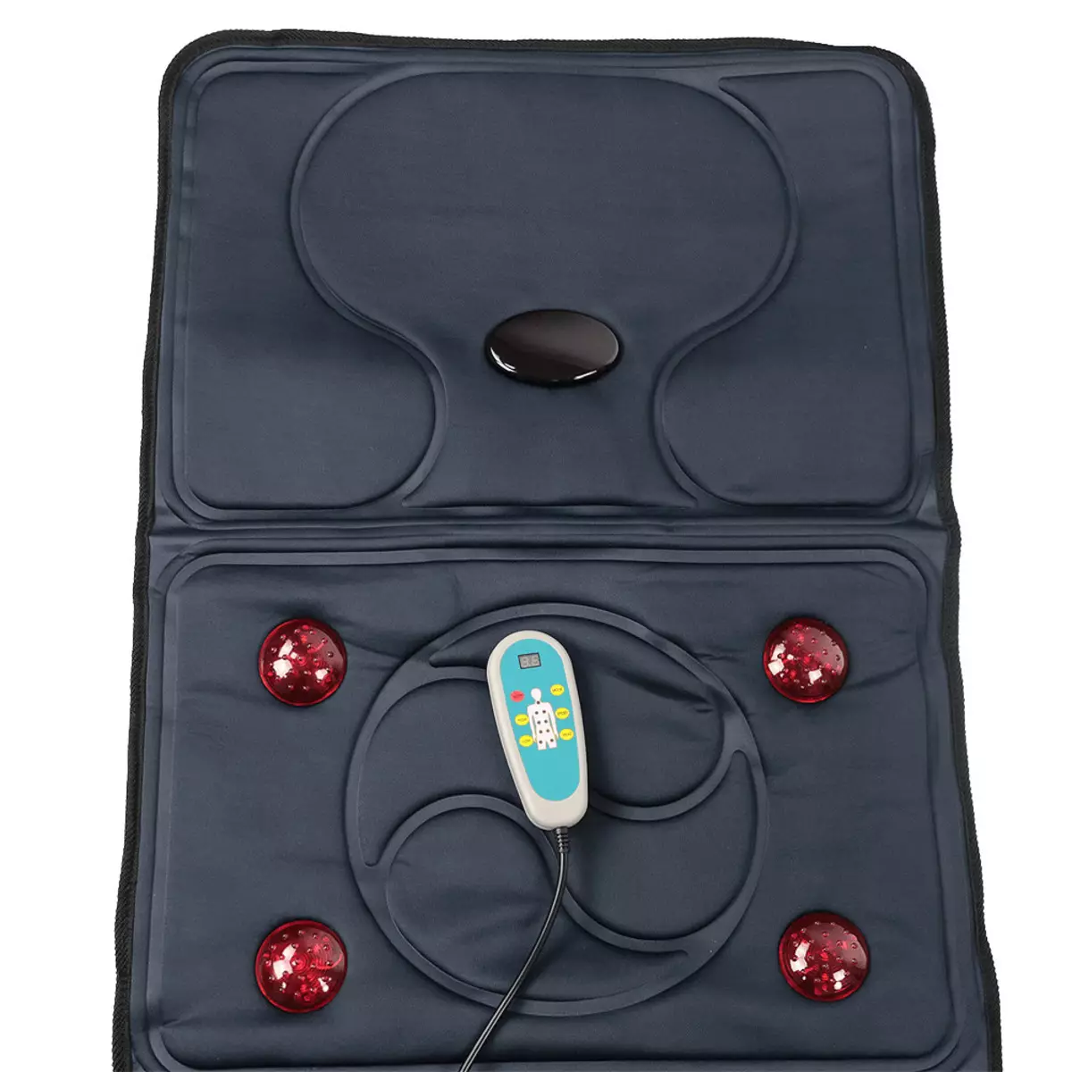 Colchones de masaje: colchonetas con panel de control y función de calefacción, colchones eléctricos Mensajes para el hogar con rodillos y vibraciones, comentarios de clientes 16326_23