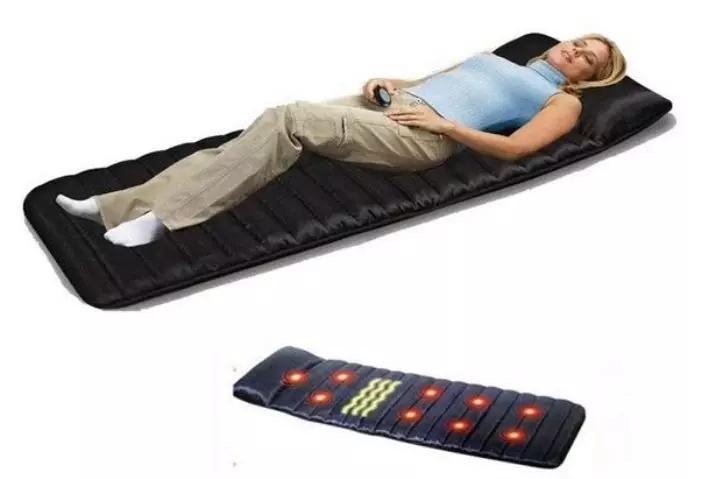 Massage madrasser: Mats med kontrollpanel och värmefunktion, elektriska madrasser Massagers för hem med rullar och vibrationer, kundrecensioner 16326_28