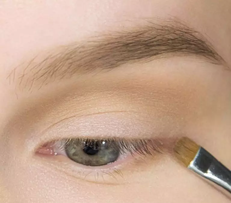 Kako sastaviti strelicu prema eyeliner? 49 fotografije Kako početnicima da strelice na oči Liquid Eyeliner? Pedić OPIS TEHNOLOGIJA DVOSTRUKOG I DRUGIH ARROW 16379_21