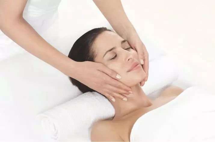 Face Massage Lifting: Lifting bretels thuis, commerciële cosmetologist beoordelingen 16485_13
