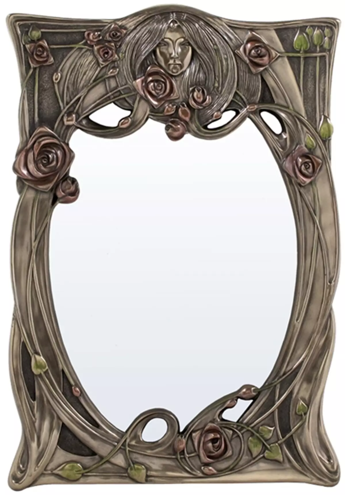 Cermin kanthi bingkai sing diukir: pigura kayu saka Linden lan kayu lapis, pigura kayu liyane kanthi benang 16524_28