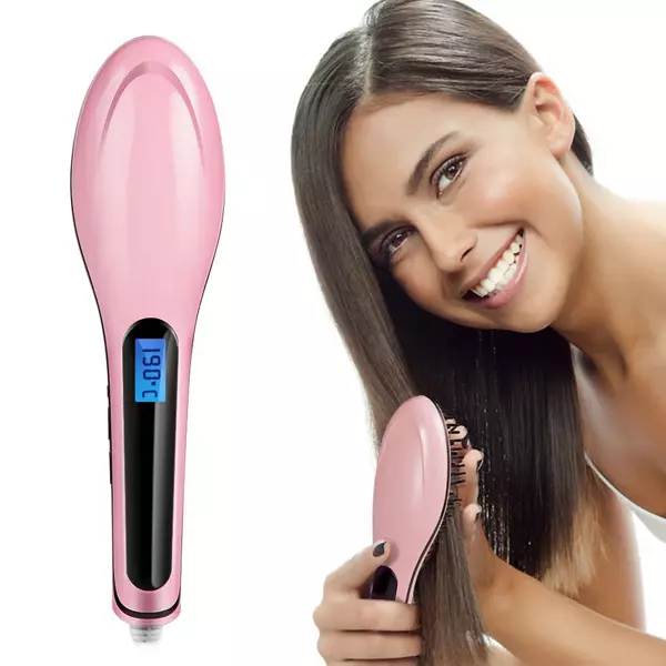Comb-Rectifier (37 myndir): Electric Hratt Hair Straightener fyrir Hair Restening, Iron Bumps Umsagnir 16566_16
