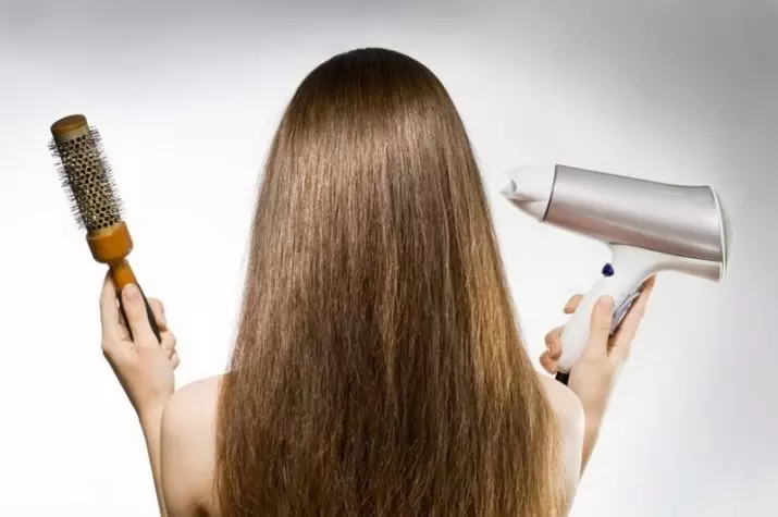 Bagaimana cara meluruskan rambut Anda tanpa meluncur? Berarti meluruskan rambut di rumah tanpa menyetrika. Bagaimana cara membuat rambut keriting lurus? 16596_8