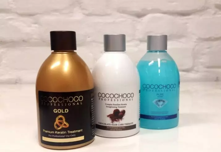Cocochoco Keratin: Mga Katangian ng Brazilian Hair straightening at mga tagubilin para sa paggamit nito, mga tampok ng paggamit ng high-concentrated shampoo 16615_9