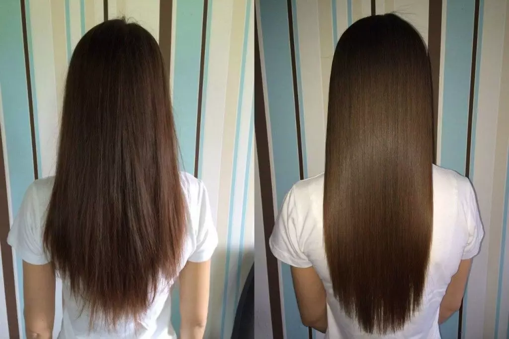 Keratin hair straightening at home: how to make it at home gelatin? Simple recipes. What is needed for this? 16616_32
