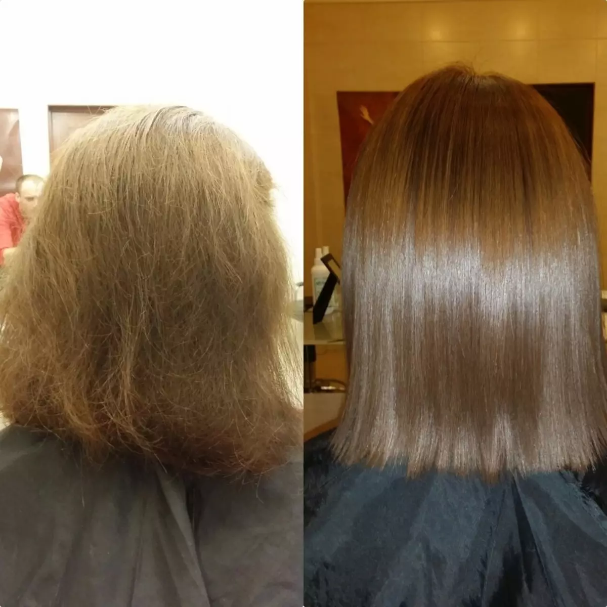 Keratin hair straightening at home: how to make it at home gelatin? Simple recipes. What is needed for this? 16616_9