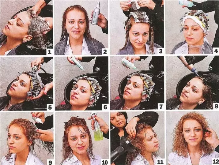 Current químic de cabell (81 fotos): vistes amb noms, mitjans per a pentinats d'estil. Com fer la química moderna? Referentacions 16621_68