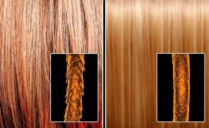 Quand est-il préférable de peindre les cheveux: avant ou après le redressement de la kératine? Quelle heure est-il préférable de faire de la peinture aux cheveux? Pendant quelques jours, il vaut mieux peindre la tête avant de se redresser? 16655_12