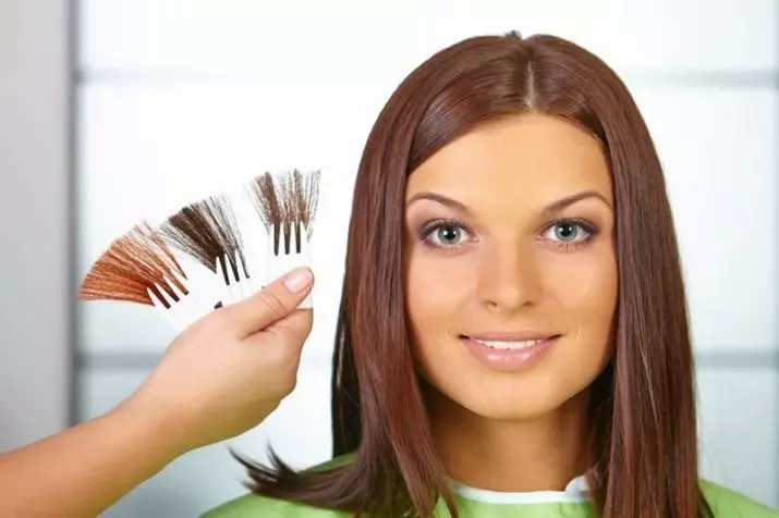 Browning trên mái tóc đen (42 ảnh): Nó là gì? Kỹ thuật nhuộm tóc thẳng của trung bình và ngắn ở nhà. Làm thế nào để sơn tóc dài? 16669_31