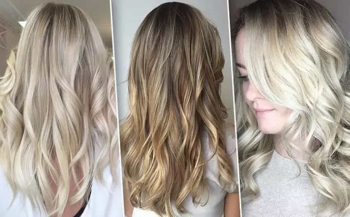 Staining Hair Blond (50 foto's): Trendy Tendencies schilderen kort en lang haar. Hoe blond en donker haar van gemiddelde lengte te schilderen? 16673_15