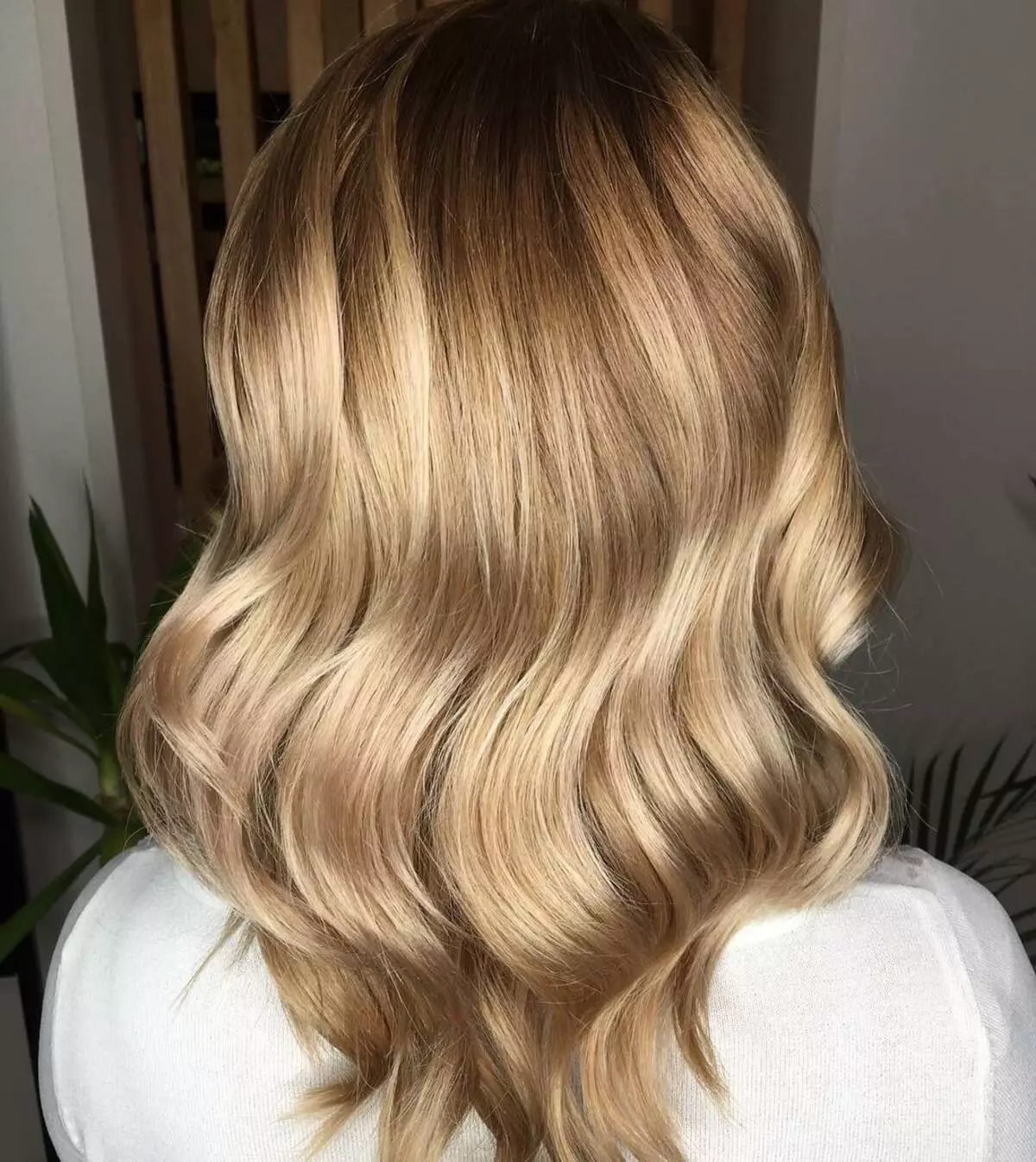 Staining Hair Blond (50 foto's): Trendy Tendencies schilderen kort en lang haar. Hoe blond en donker haar van gemiddelde lengte te schilderen? 16673_42