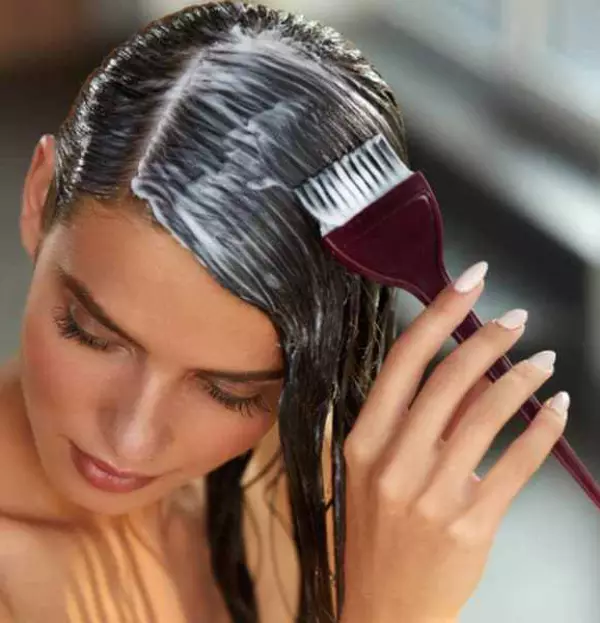 Cat rambut di kepala yang bersih atau kotor? Apa rambut lebih baik untuk menerapkan cat? Apakah perlu untuk mencuci kepala Anda sebelum pewarnaan? Apakah mungkin untuk melukis lemak rambut? 16676_20