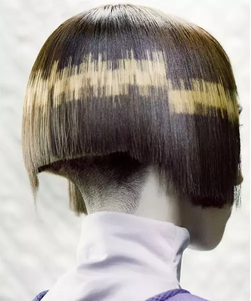tendencies fashionable of ngawarnaan bulu (139 poto): usum produk anyar dina ngalukis tina haircuts béda, kelir stylish modérn bulu bikangna 16677_135