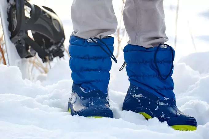 Snowubuthes (58 fotografii): Ce este? Vremea și temperatura adecvată pentru încălțăminte. Care este diferența dintre dungiri de la zăpadă de zăpadă? 1667_14