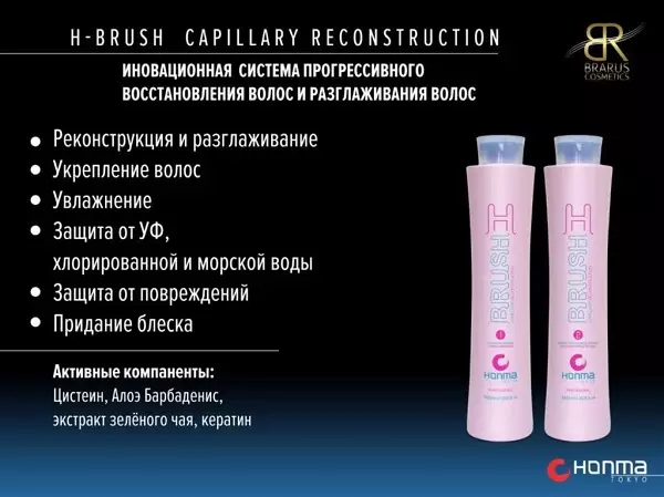 Păr Botox Honma Tokyo: instrucțiuni pas cu pas pentru utilizare, caracteristici ale compoziției fondurilor și consumului, recenzii ale fetelor 16738_25