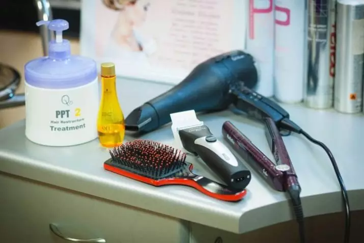 Polissage des cheveux à la maison: Comment polir de manière indépendante vos cheveux avec des ciseaux ou une machine à écrire à la maison? 16772_21