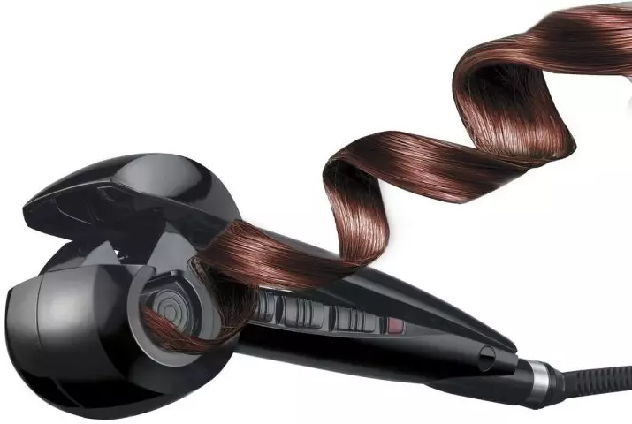 Babyliss Styler: Các tính năng của Multistageler cho tóc. Làm thế nào để sử dụng một đàn Curling chuyên nghiệp? Đánh giá 16785_7