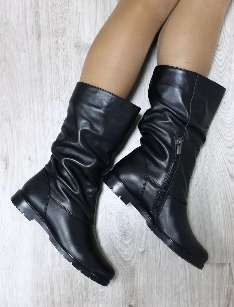 Kvinders Half-Boots (76 billeder): Hvad har White, Red og andre farver, gummi og læder, sportsmodeller uden hæl og andre? 1678_29