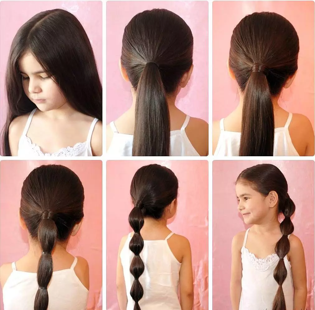 Kiểu tóc nhẹ và đẹp cho các cô gái đến trường trong 5 phút (97 ảnh): Làm thế nào để tạo kiểu tóc đơn giản bằng tay của bạn trong giai đoạn? Tùy chọn trường nhẹ hơn 16808_66