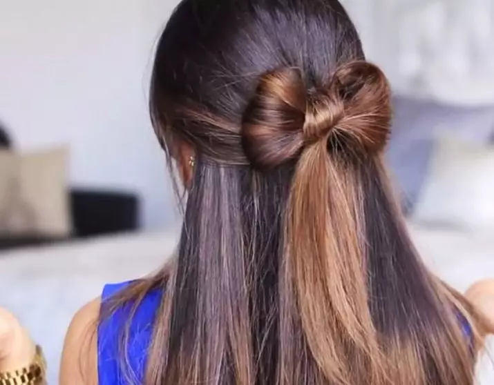 Hairstyles for girls (90 ფოტო): როგორ გააკეთოს ლამაზი და ციცაბო hairstyles ბავშვებისთვის? ყველაზე მაგარი პარამეტრები ბავშვთა hairstyles ერთად ribbons და სხვა აქსესუარები ეტაპობრივად 16809_88