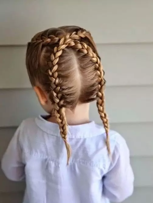 Soengud tüdrukutele iga päev (74 fotot): teha laste lihtsad ilusad juuksurid tüdrukutele 6, 8 ja 14 aastat 5 minutiga 16810_11