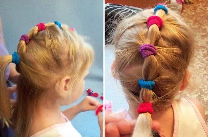 Soengud tüdrukutele iga päev (74 fotot): teha laste lihtsad ilusad juuksurid tüdrukutele 6, 8 ja 14 aastat 5 minutiga 16810_12