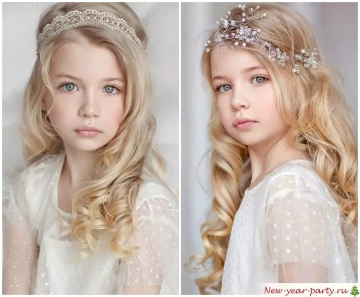Модні зачіски для дівчаток (65 фото): як зробити найстильніші дитячі зачіски для дітей 5, 6 і 8 років? Особливості напрямки моди в дитячих зачісках 16814_9