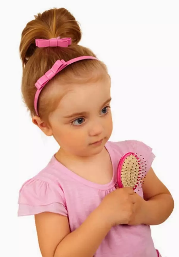 带有谣言的女孩的发型（64张）：儿童的发型使用小橡皮筋，女孩的美丽选择，长发短发 16816_29