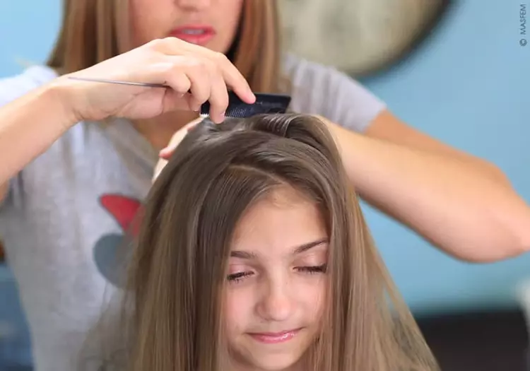 带有谣言的女孩的发型（64张）：儿童的发型使用小橡皮筋，女孩的美丽选择，长发短发 16816_49
