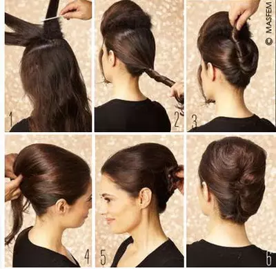 Hairstyles për vajzat në stilet e stilit (30 foto): Si për të bërë një hairstyle e stilit të gjatë të flokëve për një fëmijë? Udhëzimet hap pas hapi 16827_13