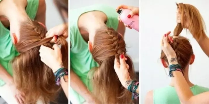 ヘアスタイル - 女の子のための弓：子供に長い髪の弓を作るためにステップバイステップの方法は？美しい子供のヘアスタイルの例 16832_29