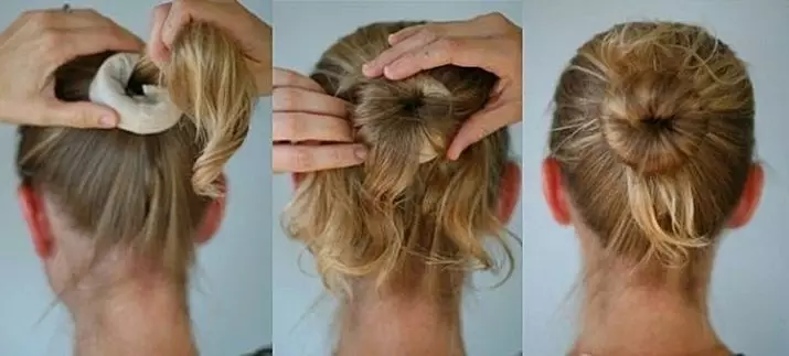 Hairstyles për vajzat me flokë të gjatë (96 foto): Si për të bërë hairstyles të bukur të fëmijëve të thjeshtë me duart e tyre në shtëpi hap pas hapi? 16833_50