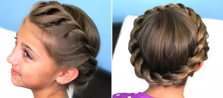 Účesy pro dívky s dlouhými vlasy (96 fotografií): Jak udělat dětské krásné jednoduché účesy s vlastními rukama doma krok za krokem? 16833_7