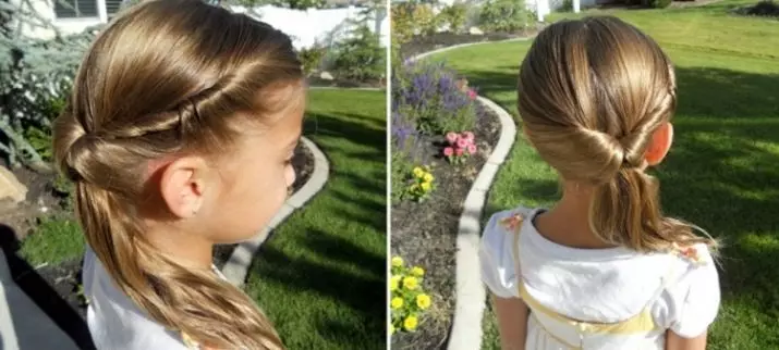 Účesy pro dívky s dlouhými vlasy (96 fotografií): Jak udělat dětské krásné jednoduché účesy s vlastními rukama doma krok za krokem? 16833_77