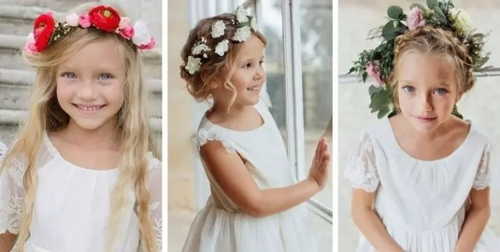 Gaya rambut untuk anak perempuan dengan rambut panjang (96 foto): Cara membuat gaya rambut sederhana anak-anak yang indah dengan tangan mereka sendiri di rumah langkah demi langkah? 16833_87