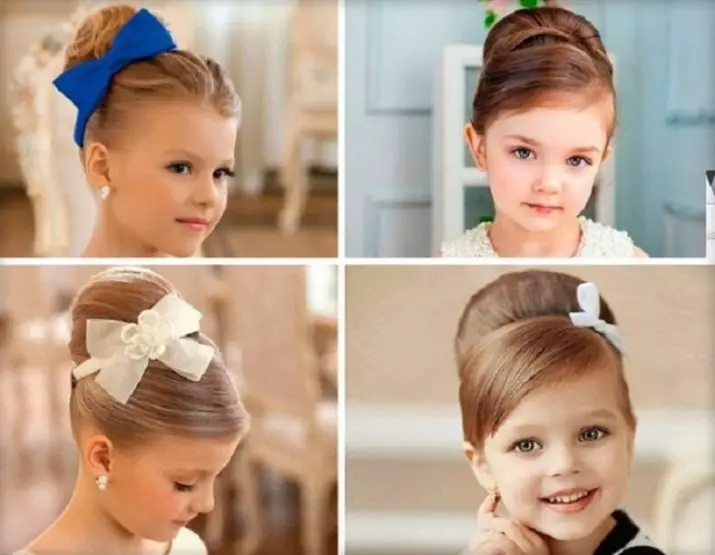 Hairstyles festive për vajzat me flokë të gjatë (55 foto): Si për të bërë hairstyles mbrëmje të fëmijëve për pushime me duart e tyre në shtëpi? 16836_48